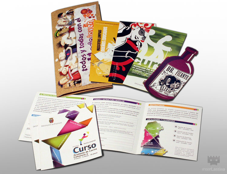 Diseño Gráfico Palencia, Trípticos, Dipticos, Flyers