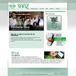 Diseño de paginas web en Palencia - Farmacia Sanz