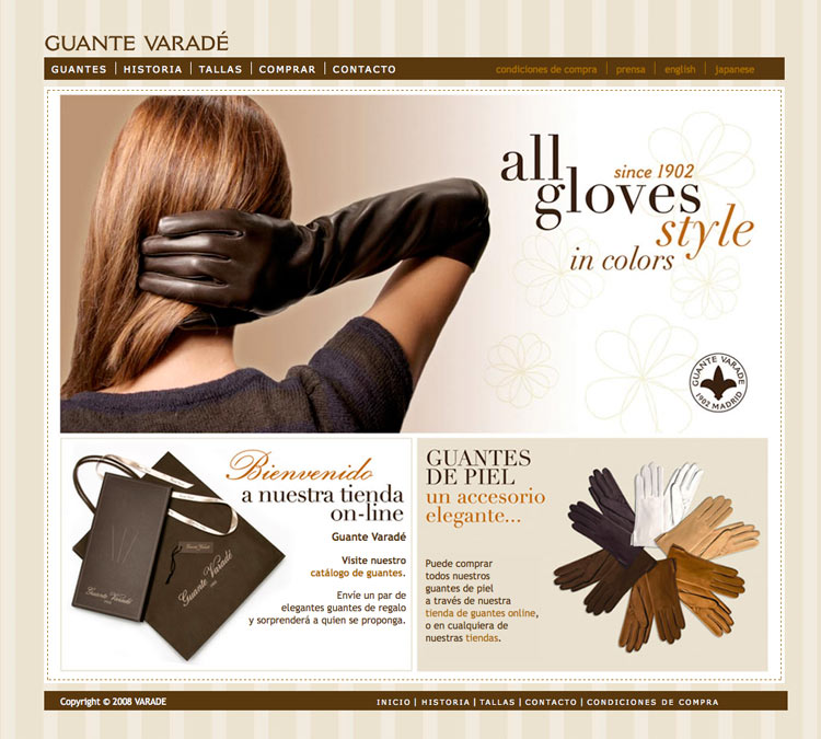 Tienda Online Guante Varade
