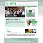 Diseño de paginas web en Palencia – Farmacia Sanz