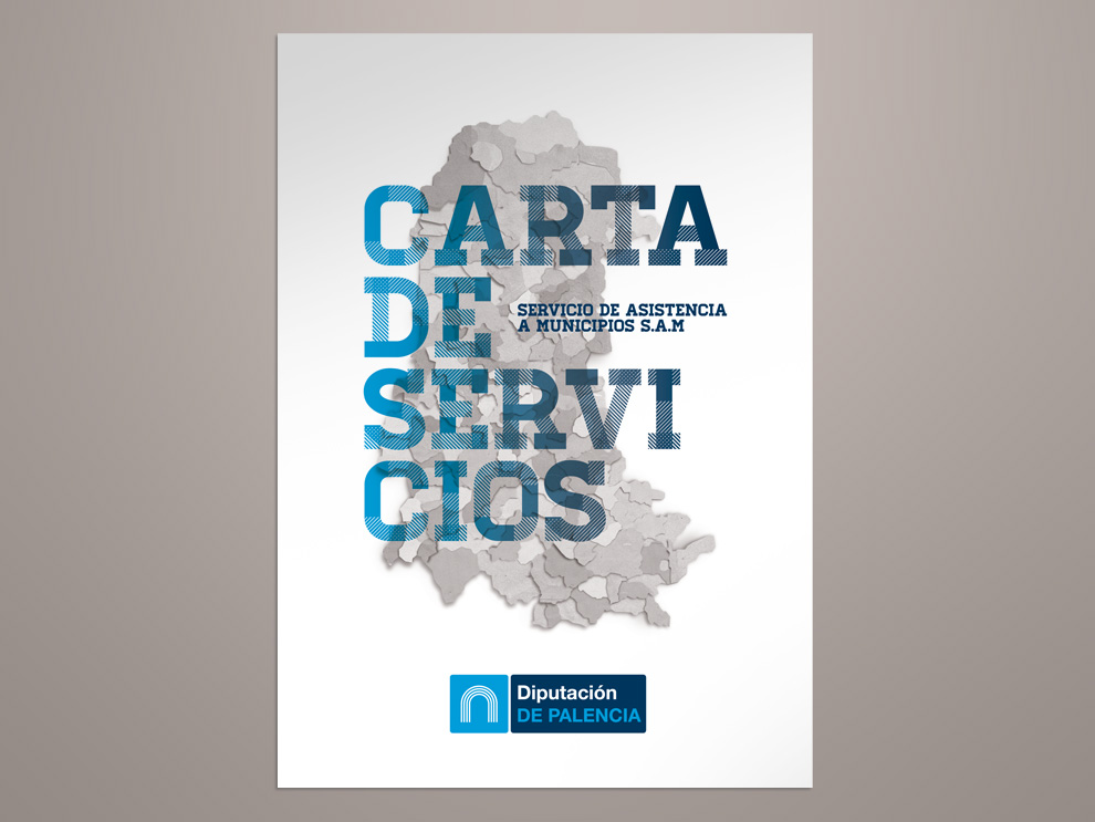 Diseño diptico diputación de Palencia
