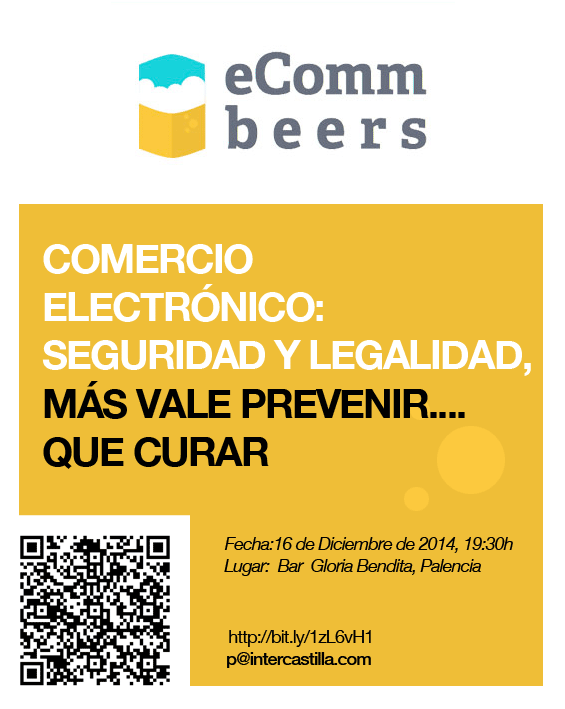 Seguridad y legalidad en Comercio Electrónico, eCommBeers Palencia